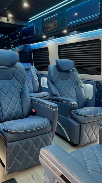 Executive CEO Sprinter interior showcase photo