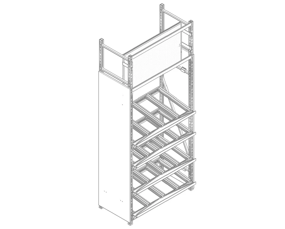 Boltless F-Line Battery Rack Starter unit