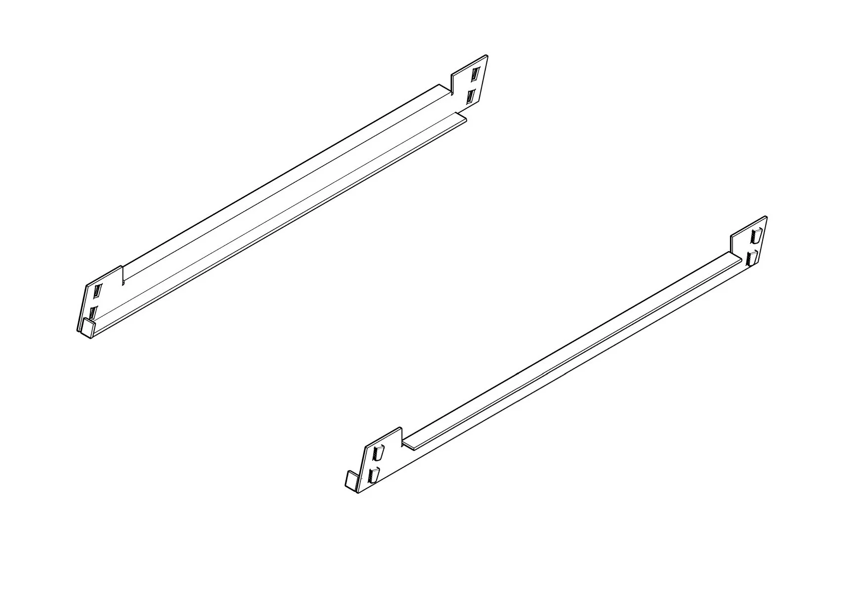 M-Line Sloping Shelf Brackets