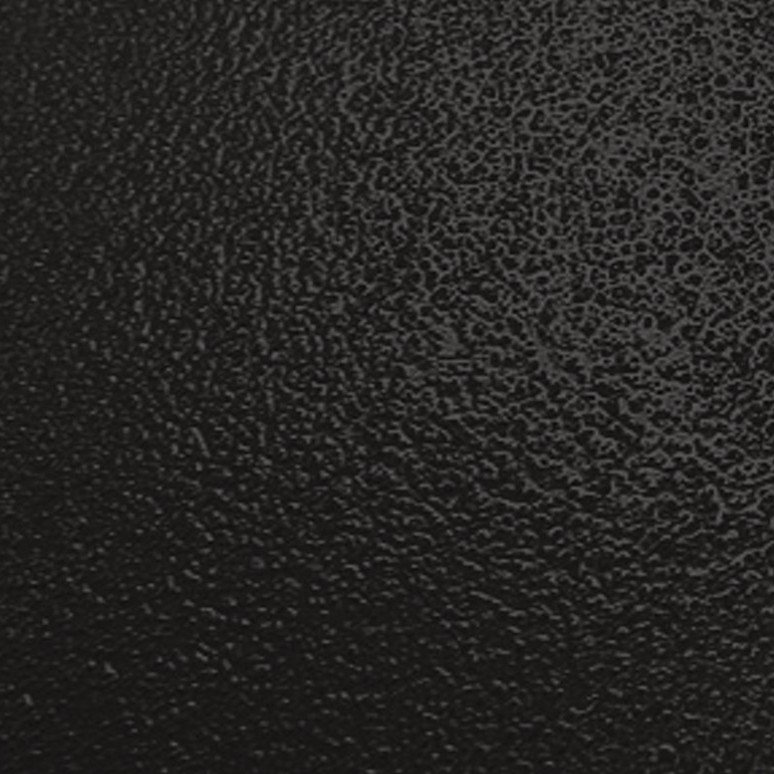 Satin Black powder coat finish produce display finishes