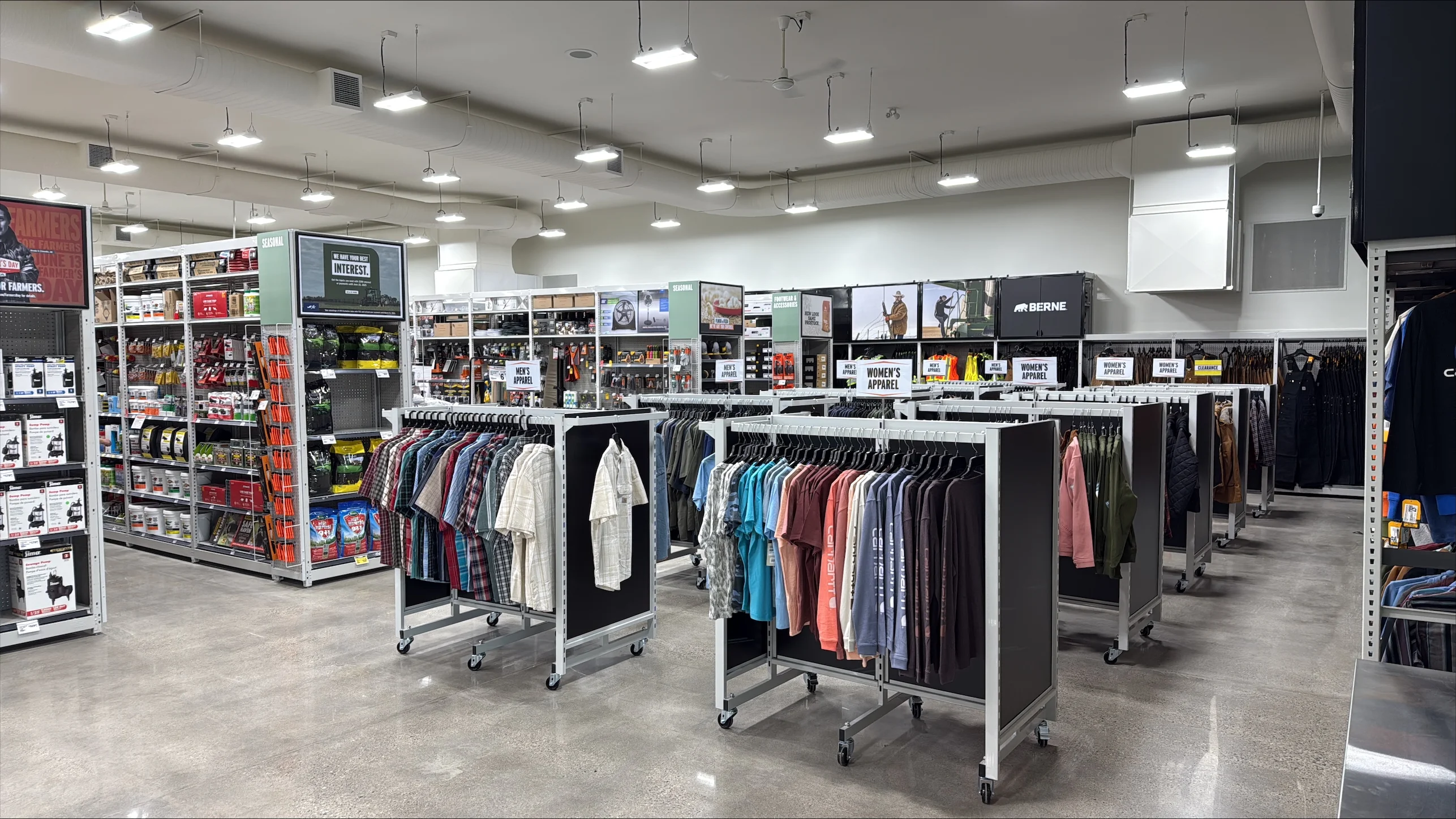 apparel units for retail stores and other retail accessories from Continental Store Fixture Group