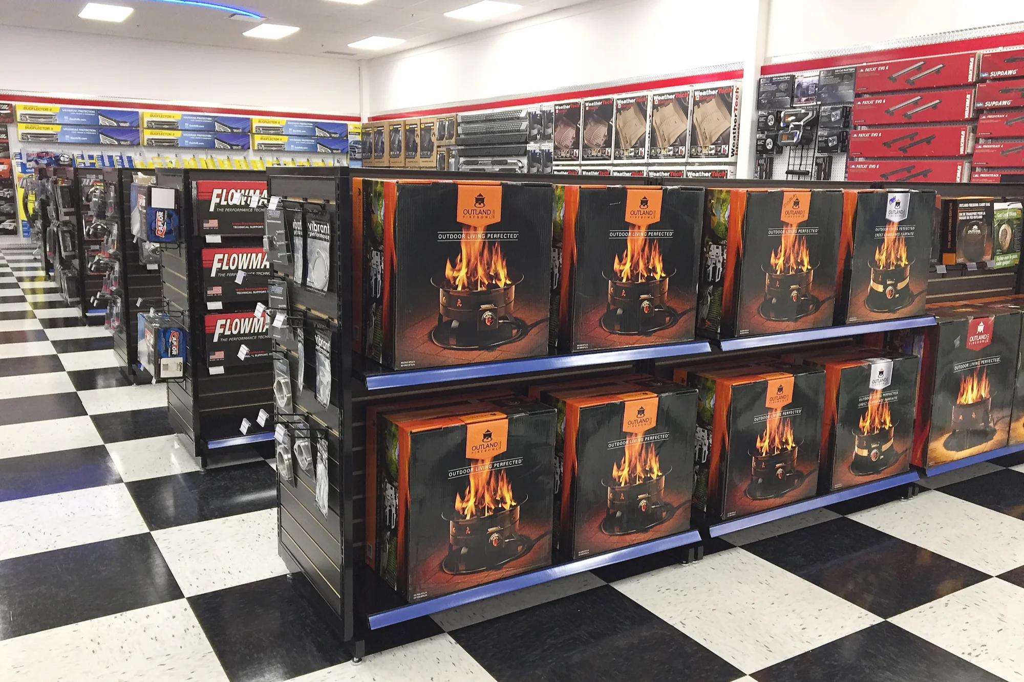 g-line gondola shelving by Continental Store Fixture Group building supply store