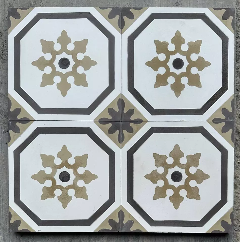 Gạch Bông 20x20 Cm Cổ điển. Sản Xuất Tại Nhà Máy Gạch CTS