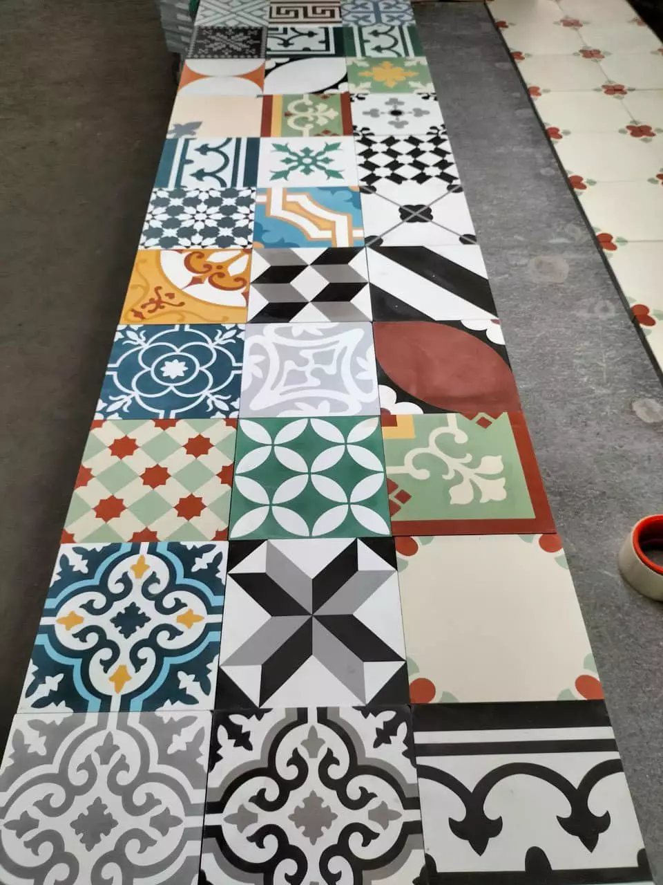 Gạch Bông 20x20 Cm Cổ điển. Sản Xuất Tại Nhà Máy Gạch CTS