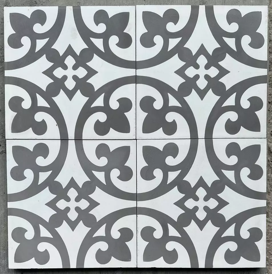 Gạch Bông 20x20 Cm Cổ điển. Sản Xuất Tại Nhà Máy Gạch CTS