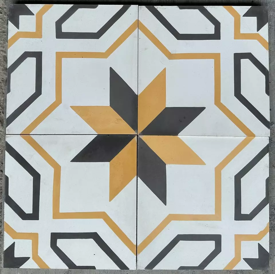 Gạch Bông 20x20 Cm Cổ điển. Sản Xuất Tại Nhà Máy Gạch CTS