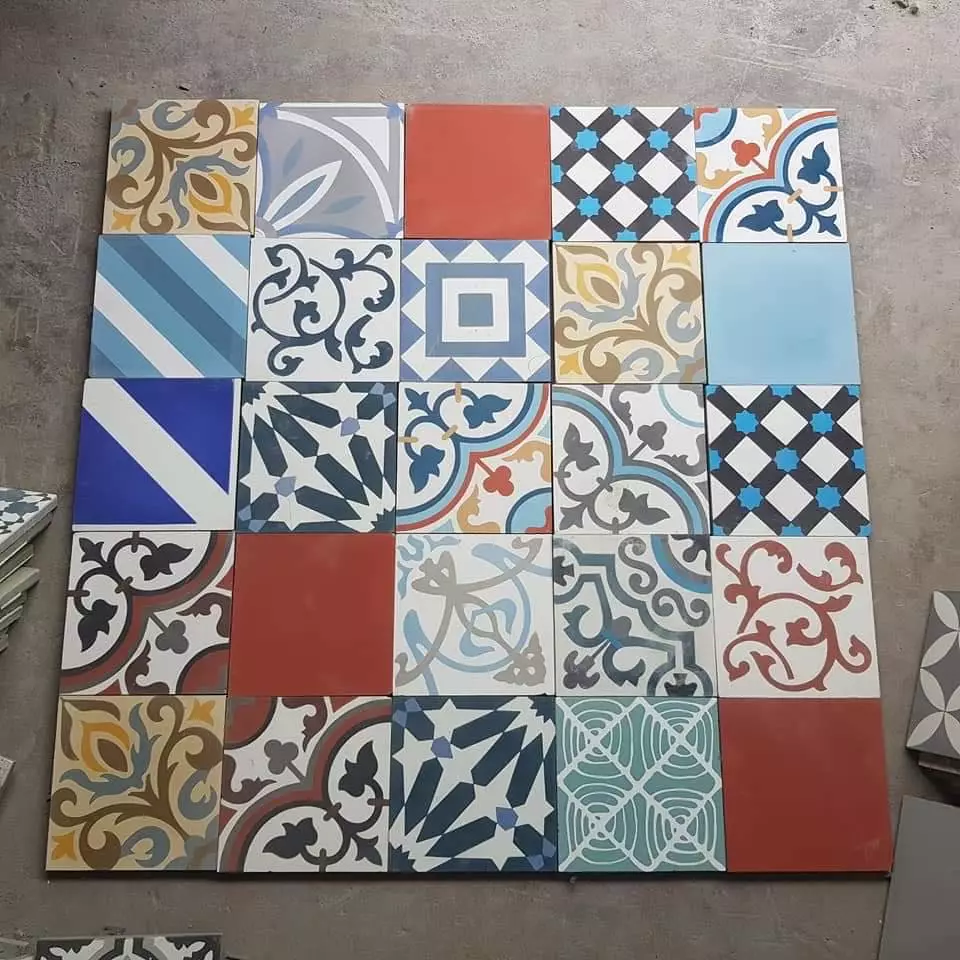 Gạch Bông 20x20 Cm Cổ điển. Sản Xuất Tại Nhà Máy Gạch CTS