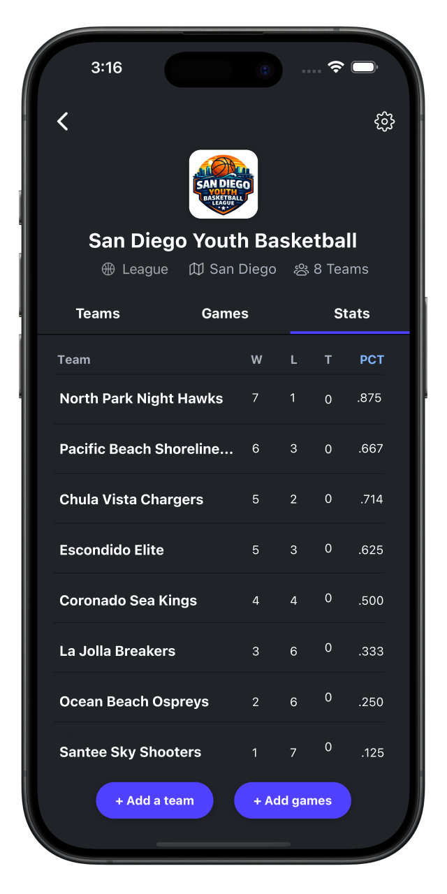 Mobile screen showing Hooper Group profile 