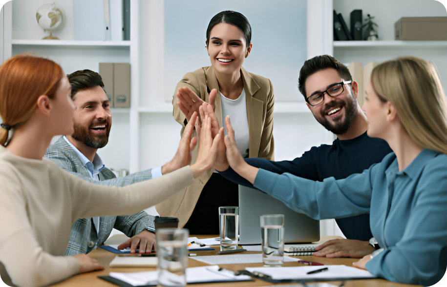 Happy team & betterperformance