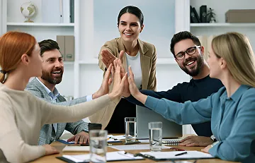 Happy team & betterperformance