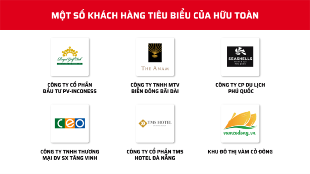 Một số khách hàng tiêu biểu của Hữu Toàn