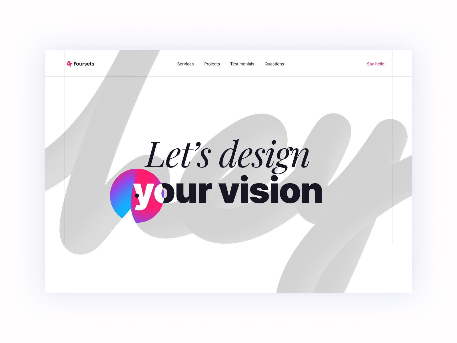 foursets website preview