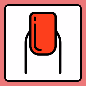 An icon for nail care.
