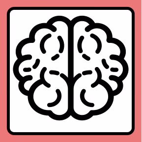An icon for a brain