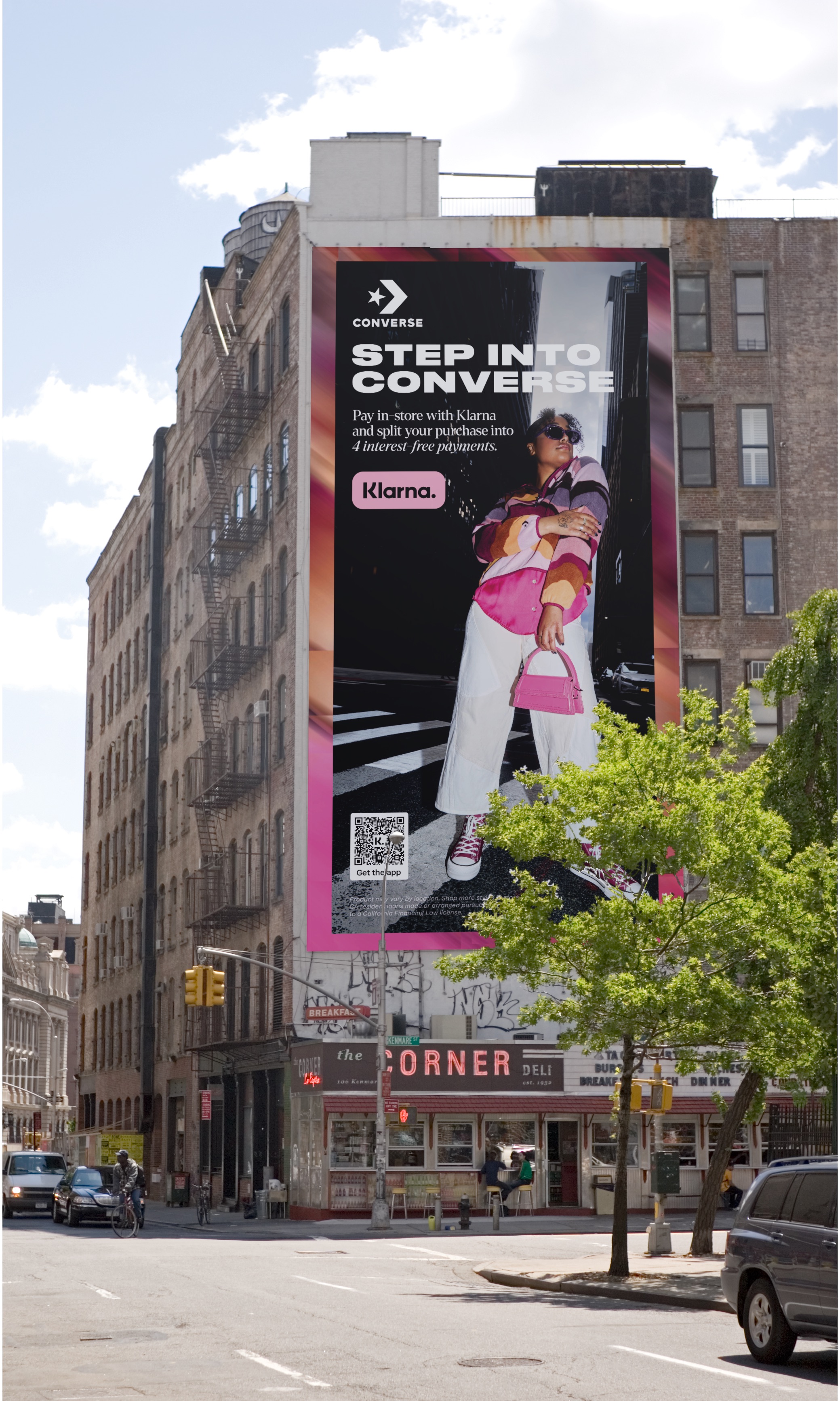OOH Print Design for Converse x Klarna