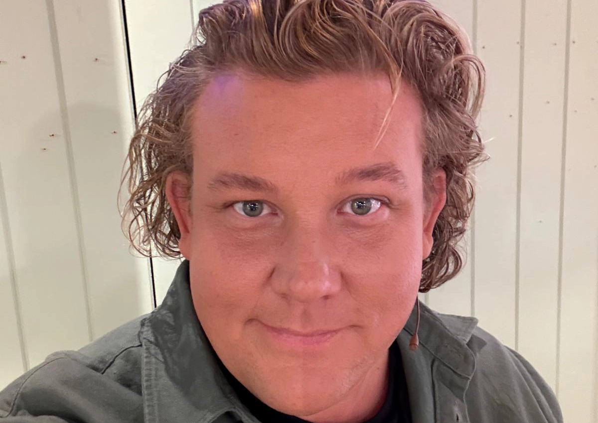 Porträtt av Karl-Fredrik, efter att ha gått ner 20 kilo med hjälp av Yazen.