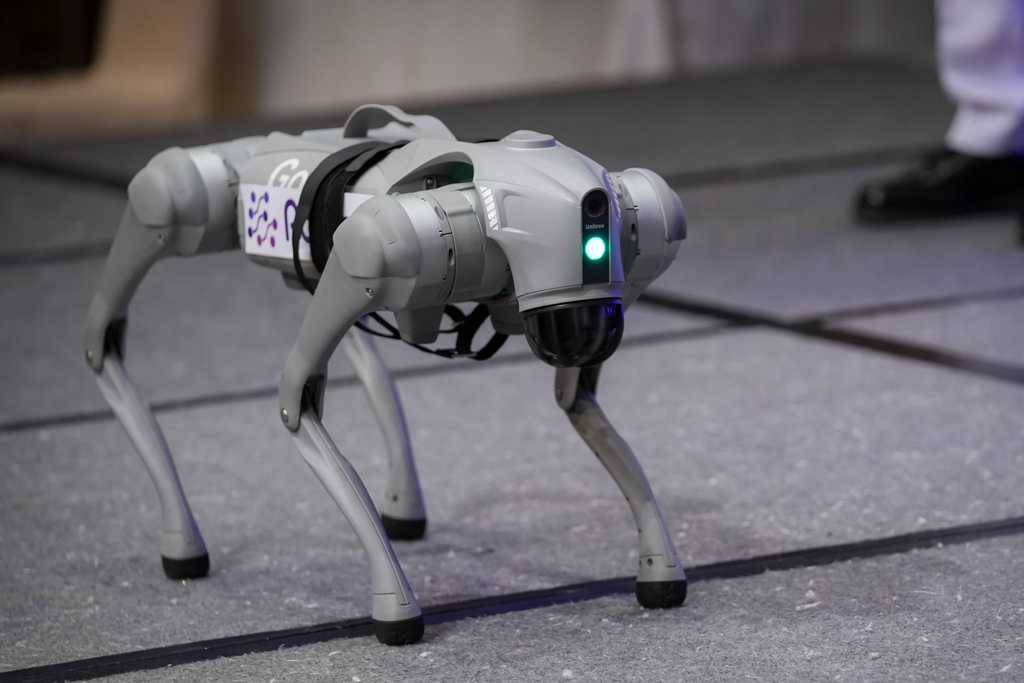 Derek 亦特別帶來 AI robot dog 驚喜亮相,成為現場其中一個令人印象深刻的互動環節。
