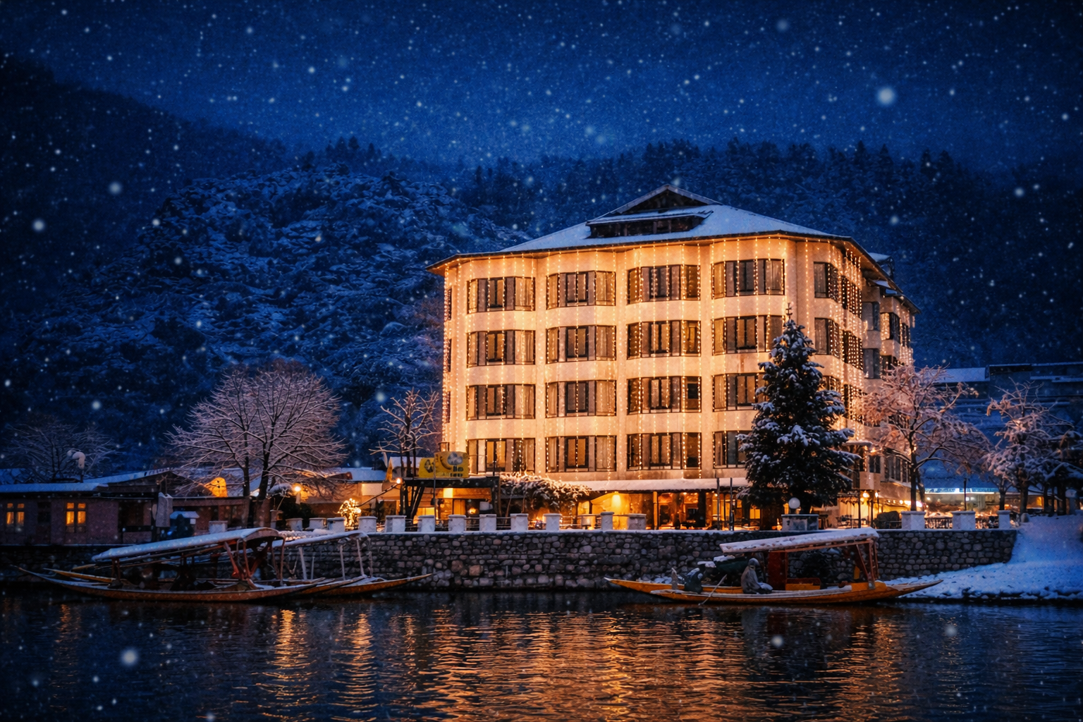 Welcome Hotel at Dal Lake, Boulevard Road, Srinagar