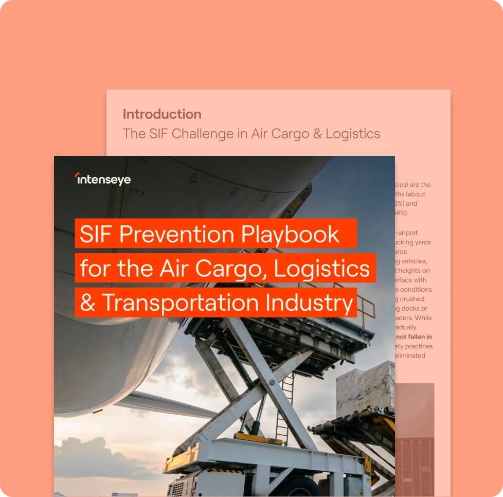 The SIF Playbook ebook cover showing cargo being loaded onto a plane.