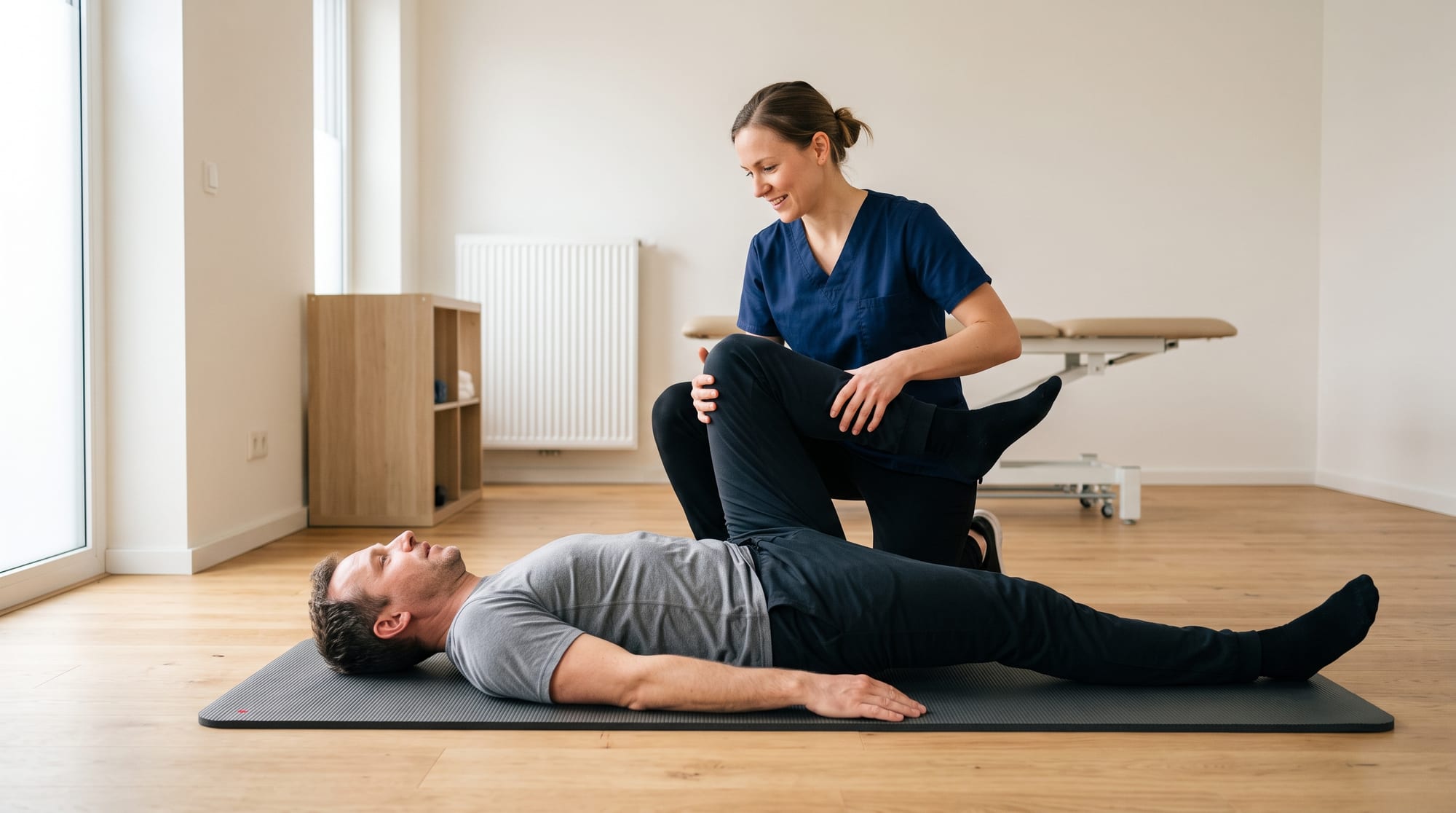 Manuelle Therapie an der Wirbelsäule in der Physiotherapiepraxis Novum2 Köln