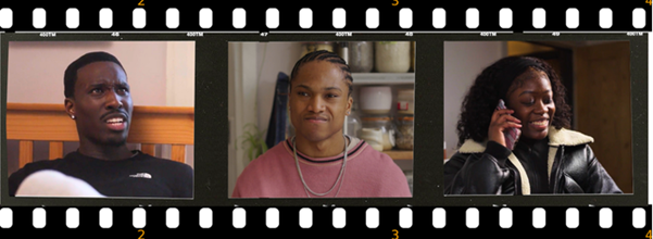 Three characters appearing in the LUSTRUM2 film developed with and for young people of diverse backgrounds and identities
