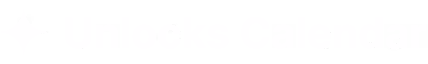 unlocks calendar logo
