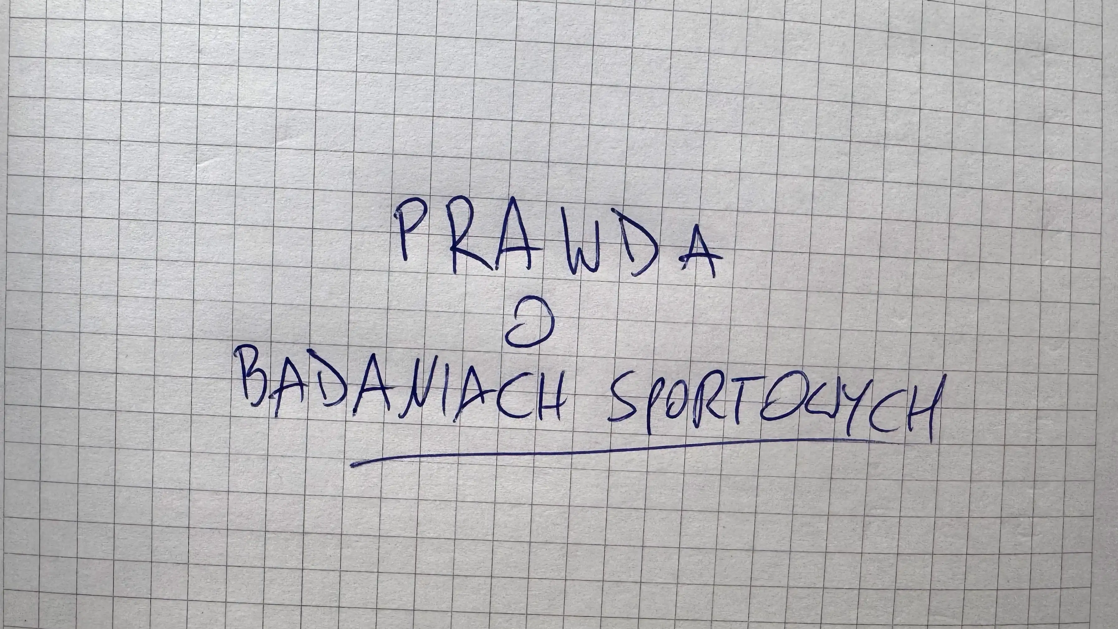 Prawda o badaniach sportowych