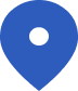 Blue map location marker icon.