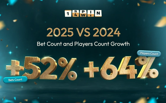 1spin4win celebrates a successful 2025 with a record 62% increase in player count