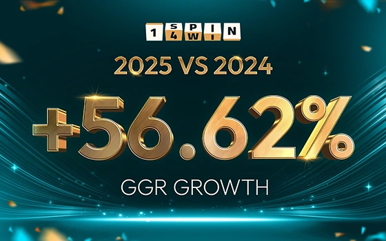 1spin4win shares strong 2025 performance results with 56% GGR growth