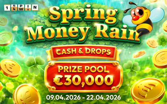 1spin4win rolls out “Spring Money Rain” network promo with €30,000 prize pool