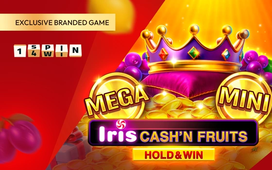 1spin4win expands its branded lineup with Iris Cash’n Fruits Hold and Win