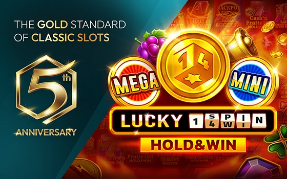 1spin4win marks its 5th anniversary with Lucky 1spin4win Hold and Win