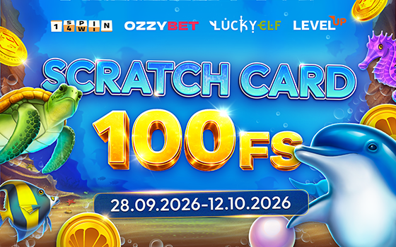 1spin4win rolls out a new Scratch Card campaign with LevelUp, LuckyElf, and Ozzybet