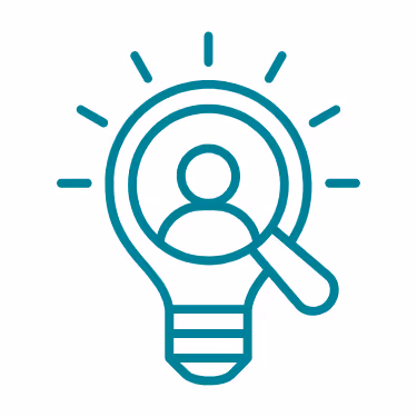 Ai powered insight collector icon