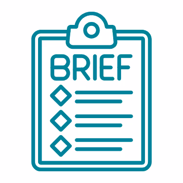 Ai powered sales brief icon