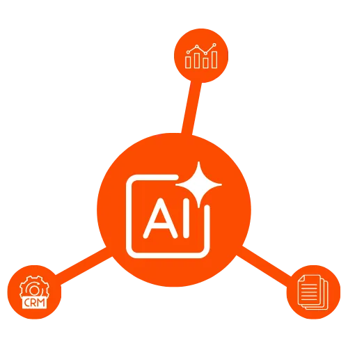 Ai powered automation icon