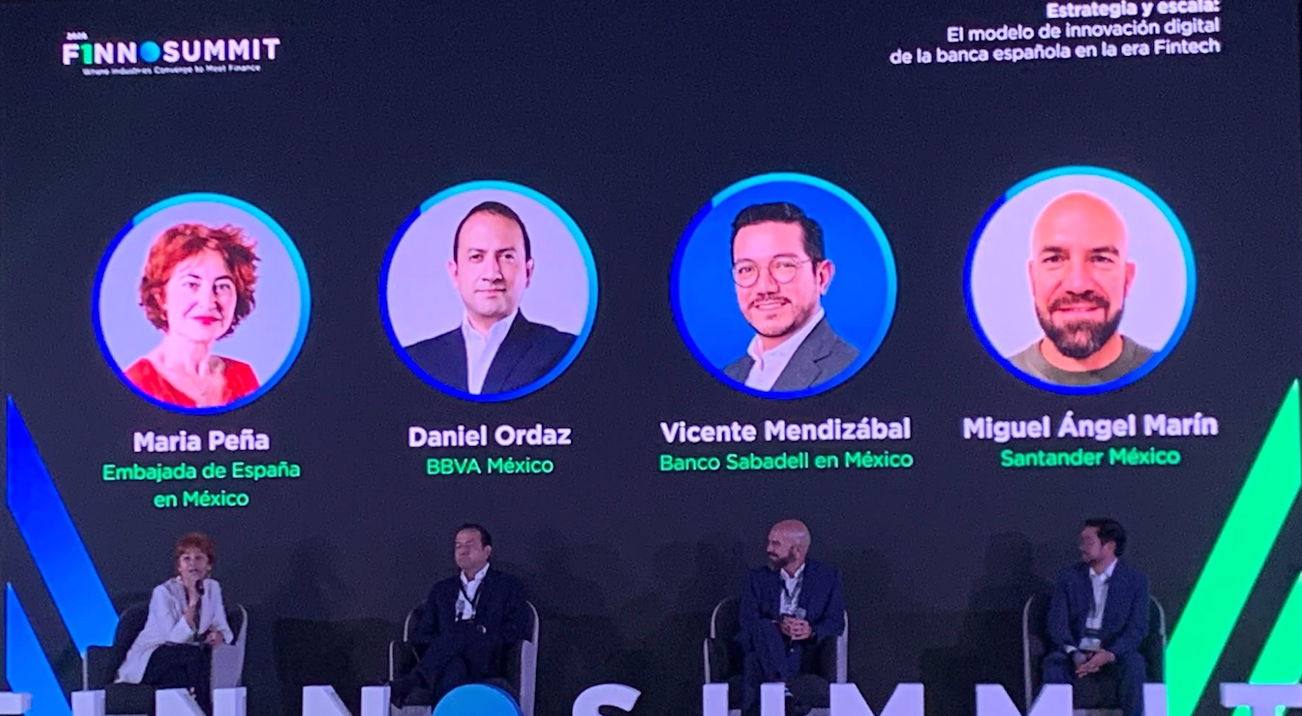Representatives from BBVA, Santander, and Sabadell discussed innovation within banking environments