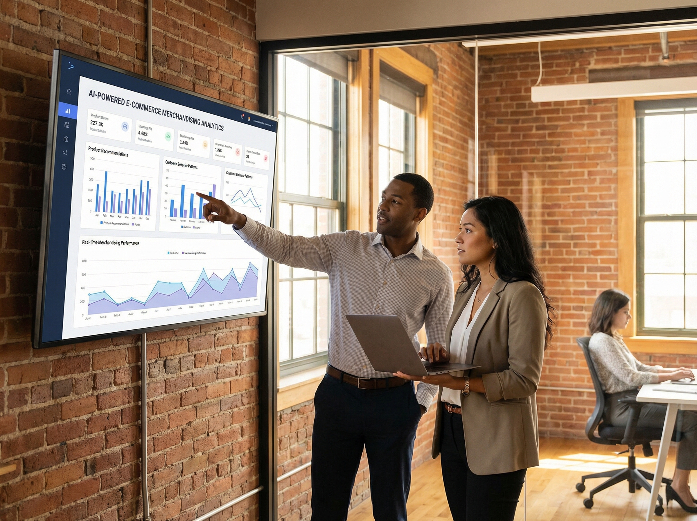 AI-powered e-commerce merchandising analytics dashboard