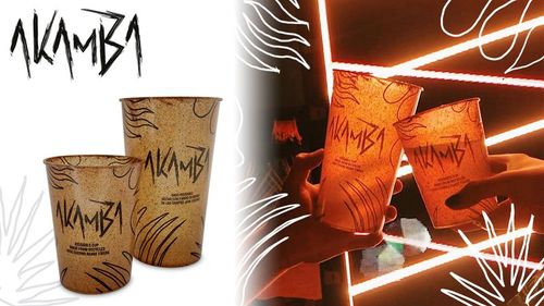  Promotional cups for the AKAMBA Festival