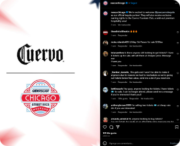 Reusable Cups present at the NASCAR Chicago Street Race Weekend José Cuervo