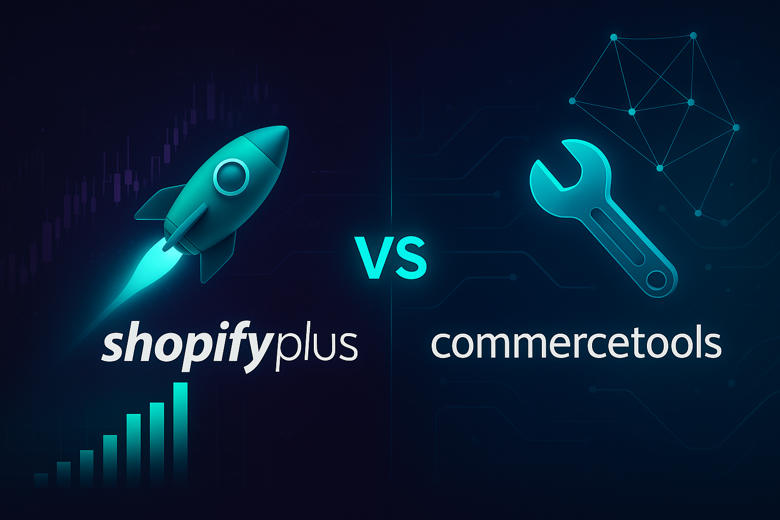 ShopifyPlus Logo vs. Commercetools Logo