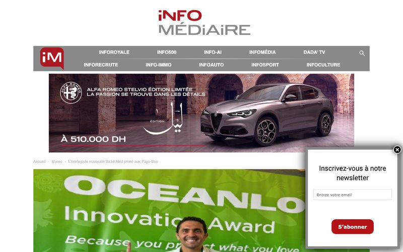 L'ecologiste marocain Saad Abid prime aux Pays-Bas