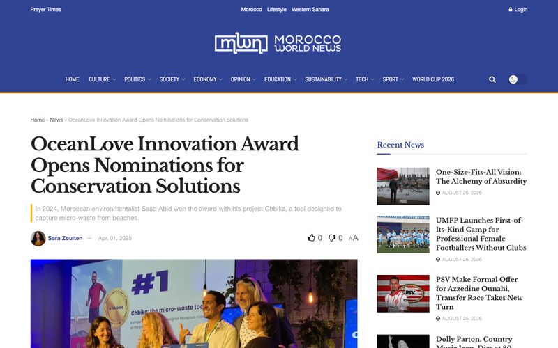 OceanLove Innovation Award Opens Nominations for Conservation Solutions