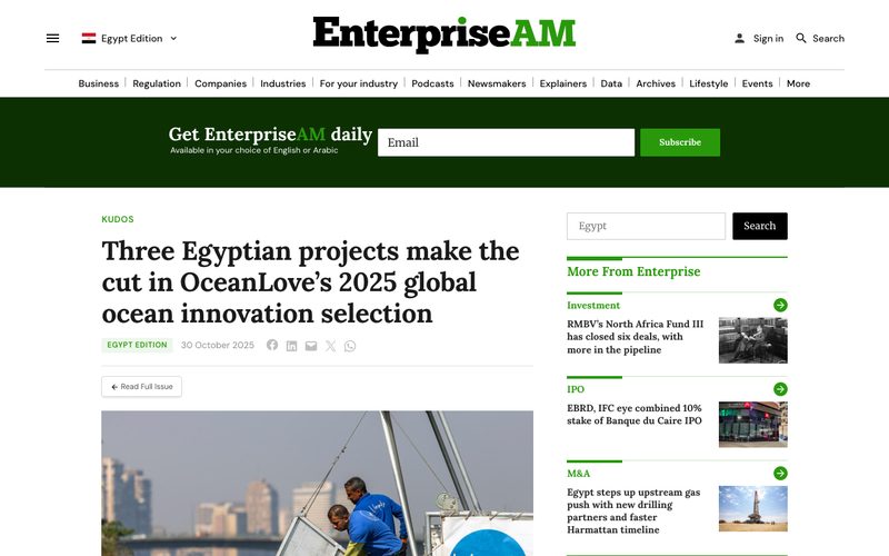 Three Egyptian projects make the cut in OceanLove's 2025 selection