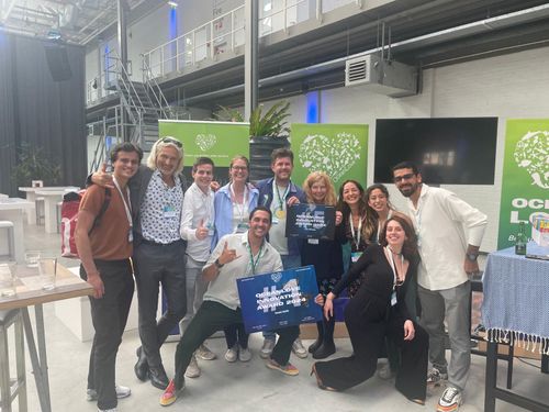 OceanLove winners on stage Barcelona 2025