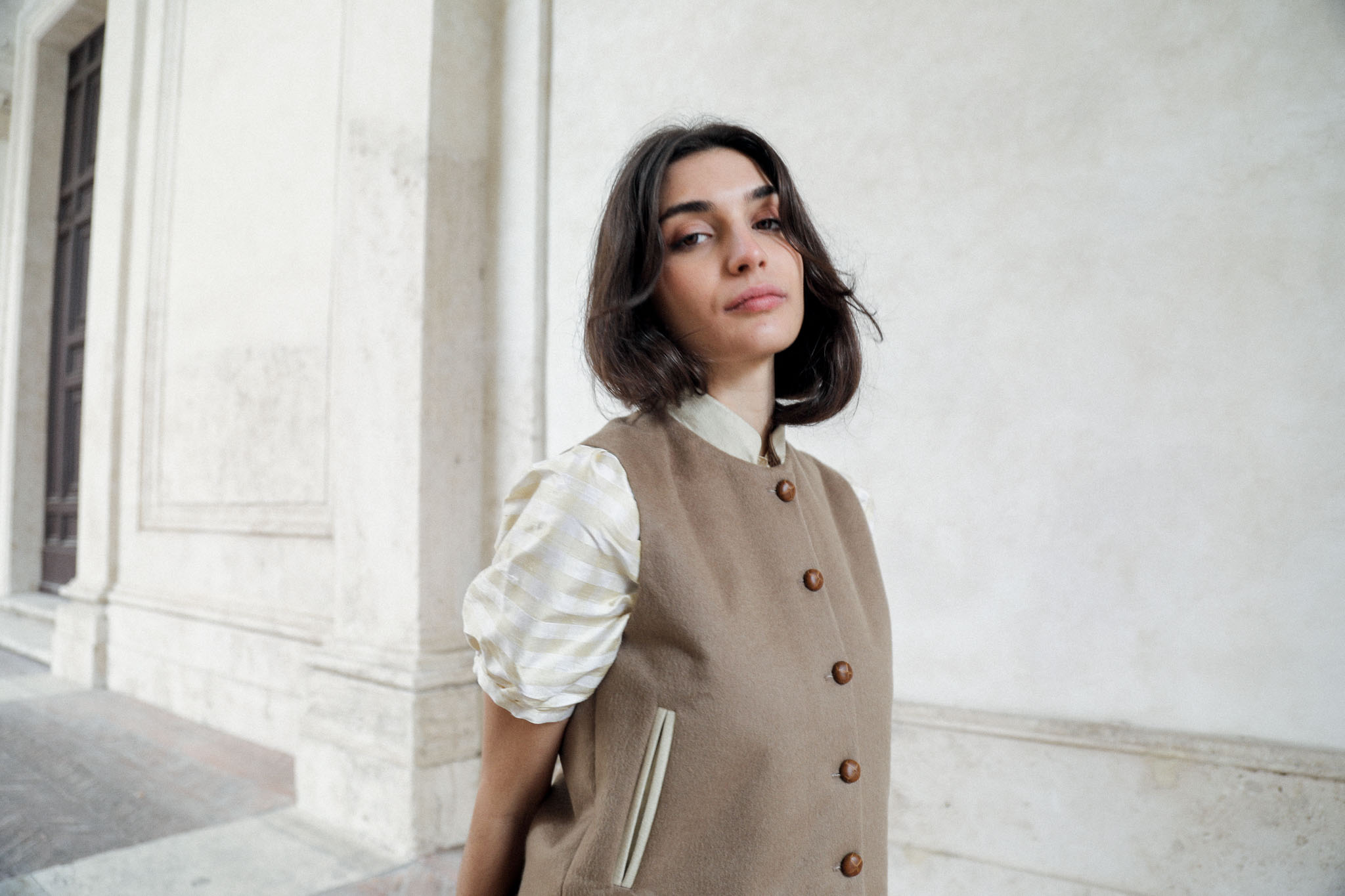 OTTAVIANO | Tallia di Delfino Cashmere Down Vest