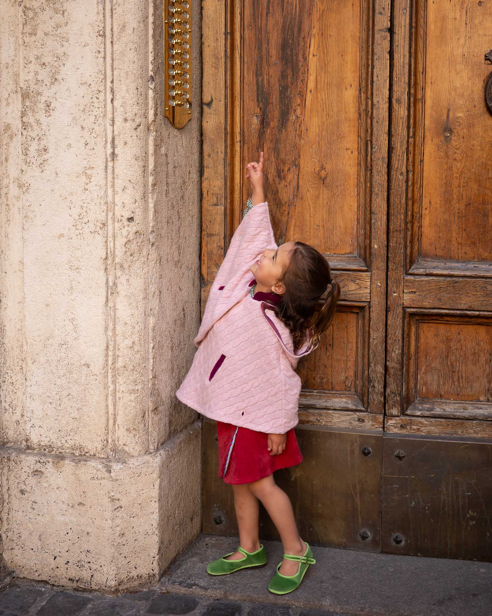 KIDS | Cable Knit Cape 
