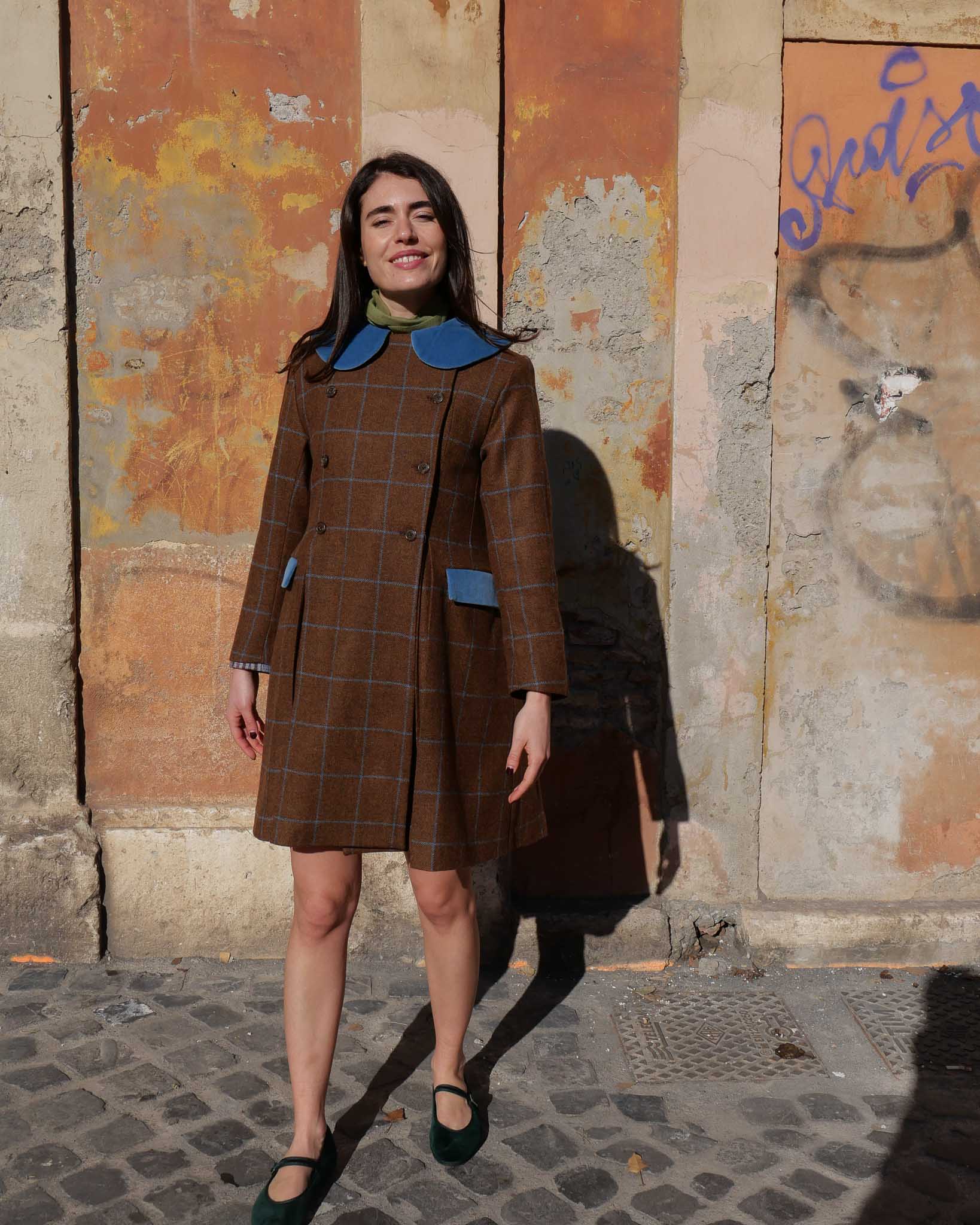 MIA | Limited Ed. Wool Coat with Velvet Details