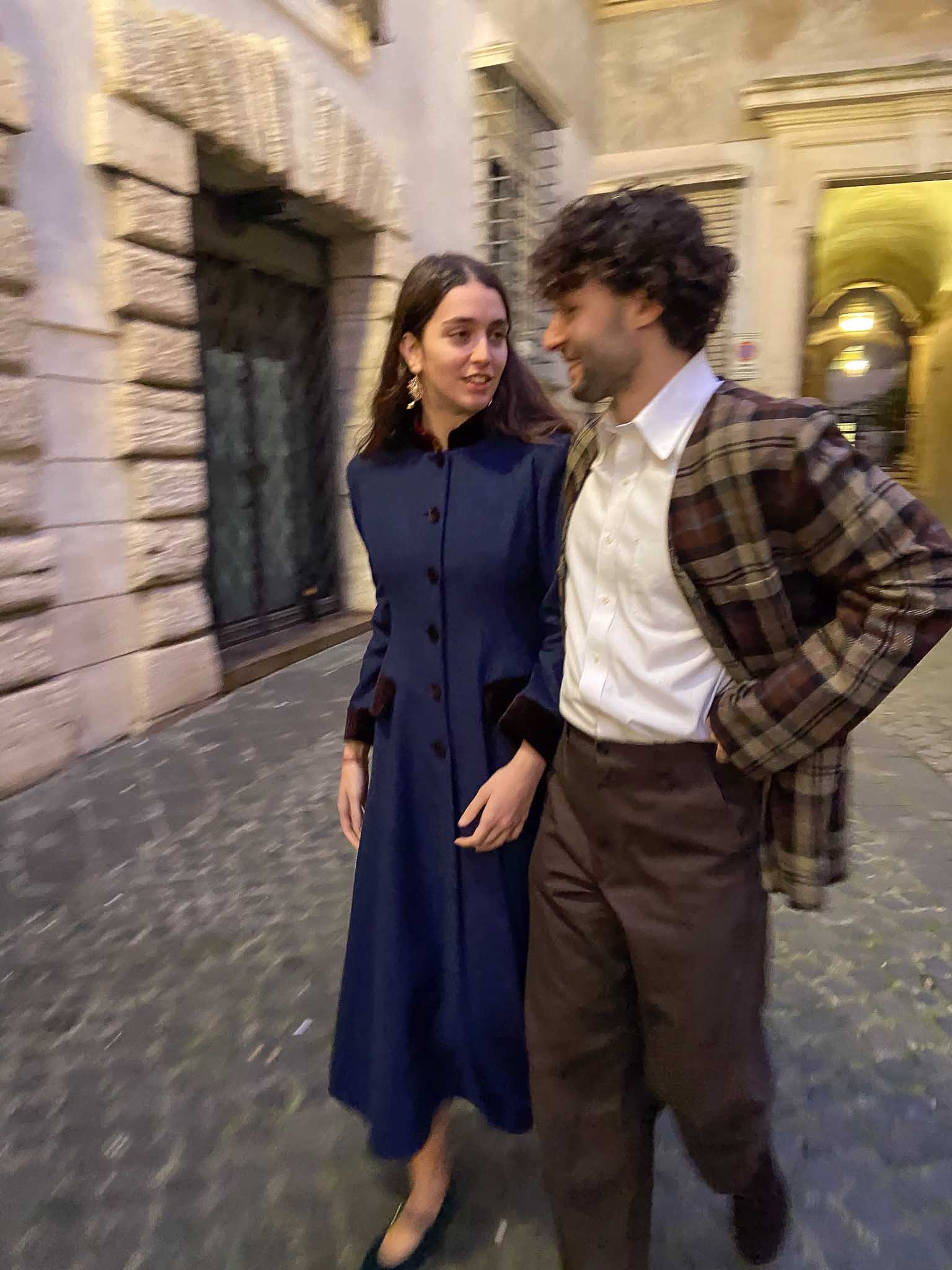 MARIA | Wool & Velvet Coat 